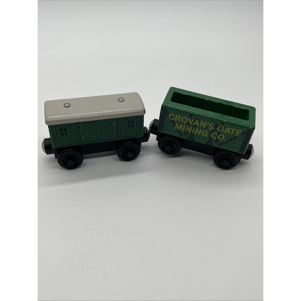 Thomas & Friends Wooden Railway - Crovan's Gate Mining Co. Coal Car & BaggageCar - Picture 2 of 16